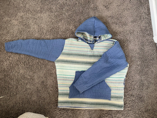 Upcycled Quilt Hoodie